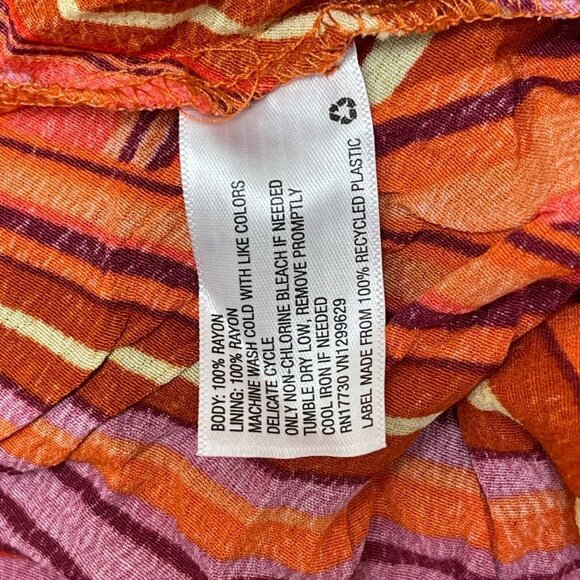 WILD Fable Pink Multistripe Woven Slip Dress XL - Picture 6 of 6